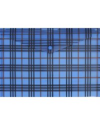 Конверт на кнопке Клетка, синий, А4