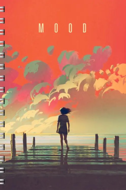 Тетрадь для конспектов На закате, 80 листов, клетка, А4