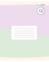 Тетрадь Моя тетрадь, 12 листов, косая линия, в ассортименте