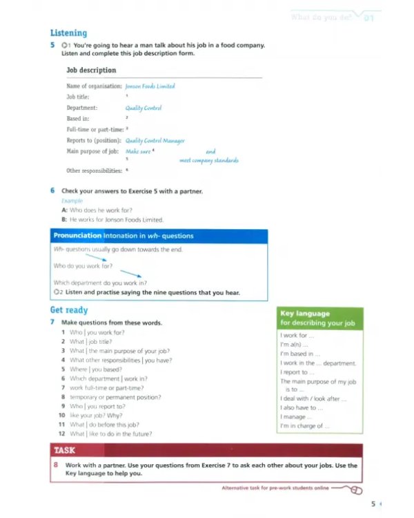 Дополнительное изображение книги «Heads up. B1. Spoken English for business. Student’s Book with audios online»