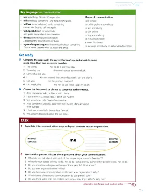 Дополнительное изображение книги «Heads up. B1. Spoken English for business. Student’s Book with audios online»
