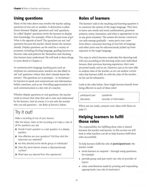 Дополнительное изображение книги «Learning to Teach English. 2nd Edition. Teacher's Resource Book + DVD»