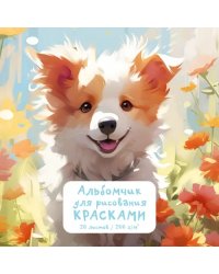 Альбомчик для рисования красками Верный друг, 20 листов