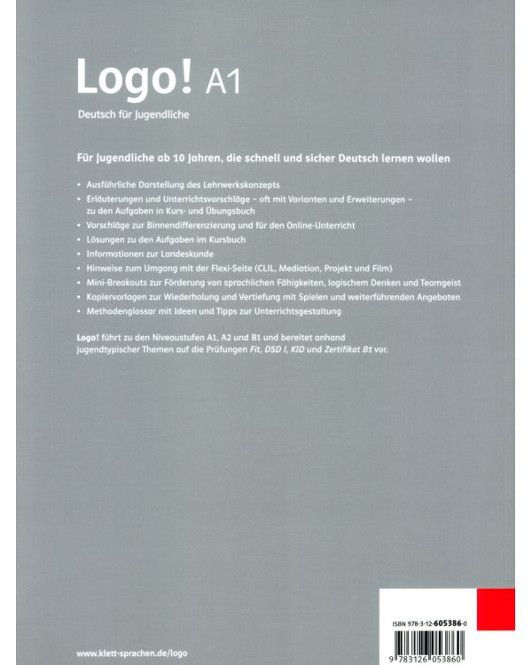 Logo! A1. Deutsch für Jugendliche. Unterrichtshandbuch