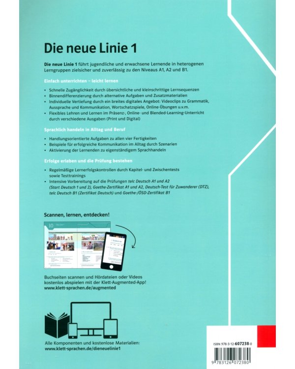 Die neue Linie 1 A1. Deutsch für Alltag und Beruf. Kurs- und Übungsbuch mit Audios und Videos