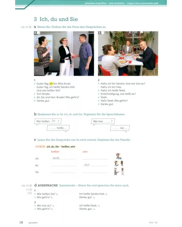 Die neue Linie 1 A1. Deutsch für Alltag und Beruf. Kurs- und Übungsbuch mit Audios und Videos
