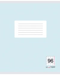 Тетрадь Классическая серия, 96 листов, клетка, в ассортименте