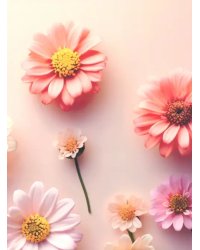 Тетрадь Peach Fuzz Flower, 120 листов, клетка, А4