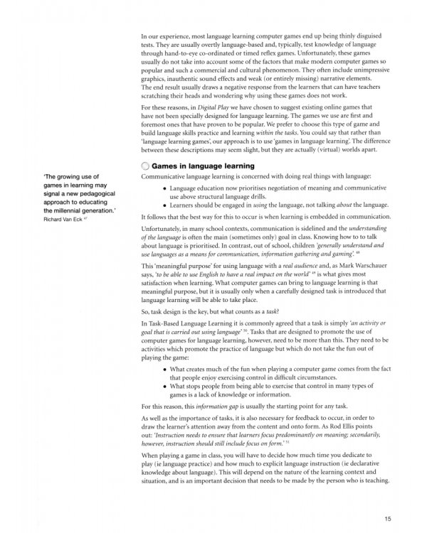 Дополнительное изображение книги «Digital Play. Computer games and language aims»