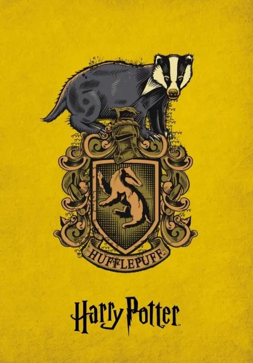 Вселенная Harry Potter/ Гарри Поттер Блокнот "Пуффендуй", А5, линейка