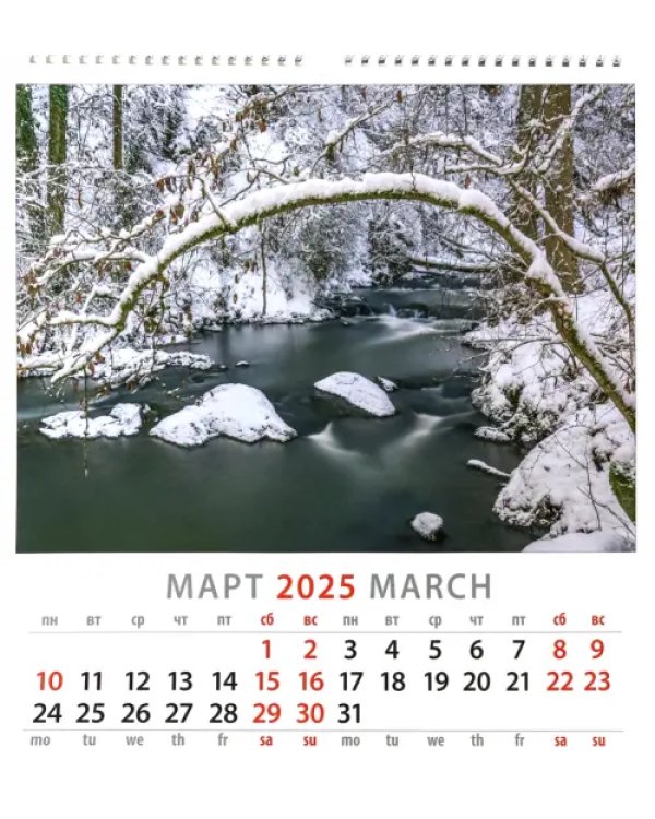 Календарь настенный на 2025 год Времена года