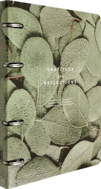 Тетрадь с кольцевым механизмом Тетрадь Botanica. Эвкалипт популус, 120 листов, клетка, кольцевой механизм