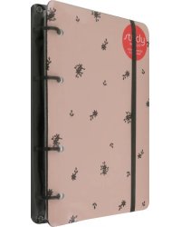 Тетрадь Wednesday. Розовый, 120 листов, клетка, кольцевой механизм