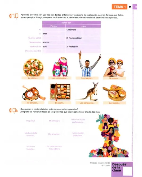 A medida. Nivel A1-A2. Manual de clase