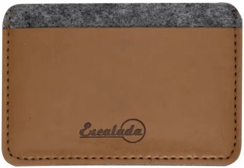 Чехол для пластиковых карт (фетр, 95х67 мм, графитово-коричневый) (45287) Чехол для пластиковых карт (фетр, 95х67 мм, графитово-коричневый) (45287)