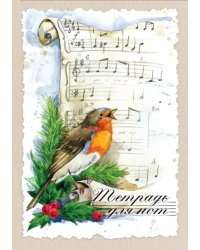 Тетрадь для нот &quot;Под свирель соловья&quot; (24 листа) (24ТдН4C_18494)