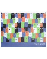Папка для документов А4, КОТЫ (46541)