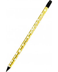 Карандаш чернографитный &quot;STARS&quot; с ластиком,черное дерево (M-6124)