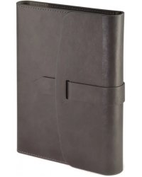 Ежедневник недатированный, 136 листов, А5, SENATE, СЕРЫЙ, с магнитным клапаном (3-213/05)