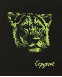 Тетрадь &quot;Животные на черном (48 листов, клетка, А5+, в ассортименте) (46959)