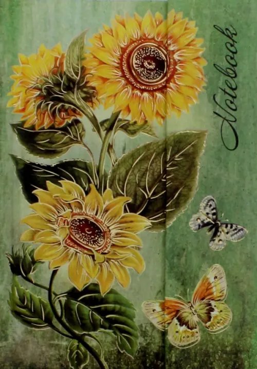 Записная книжка на магнитном клапане Notebook.Подсолнухи. 120 листов (37974) Записная книжка на магнитном клапане Notebook.Подсолнухи. 120 листов (37974)