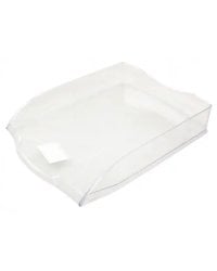 Лоток для бумаг горизонтальный &quot;Премиум&quot; (прозрачный) (IT806Tr)