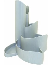 Подставка-органайзер настольная &quot;Манхэттен&quot; серая (230462)