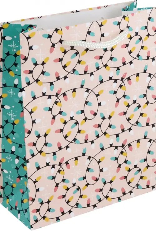 Пакет подарочный Лампочки