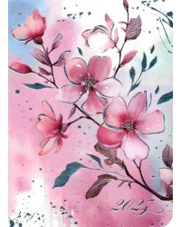 Ежедневник датированный на 2025 год Сакура, 176 листов, А6+