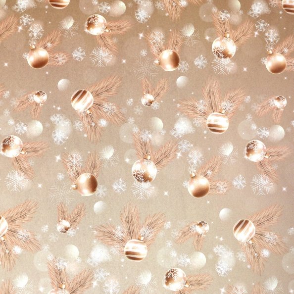 Бумага упаковочная Пудровые шары Бумага упаковочная Пудровые шары