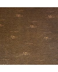 Бумага упаковочная коричневая, с сердцами