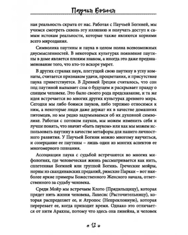 Дополнительное изображение книги «Паучья богиня»