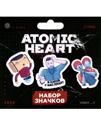 Набор значков Atomic heart. Атомное противостояние