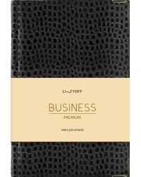 Книга для записей Lizard. Черный, 80 листов, А5, клетка