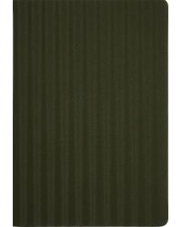 Книга для записей Stripes. Хаки, 128 листов, А5, клетка