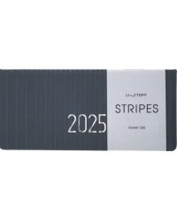 Планинг датированный на 2025 год Stripes. Серо-голубой, 64 листа