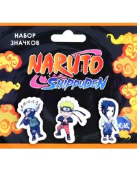 Набор значков Naruto. Чибики Шиппуден Саске