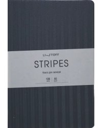Книга для записей Stripes. Серо-голубой, 128 листов, А5, клетка