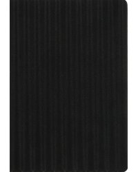 Книга для записей Stripes. Черный, 128 листов, А5, клетка