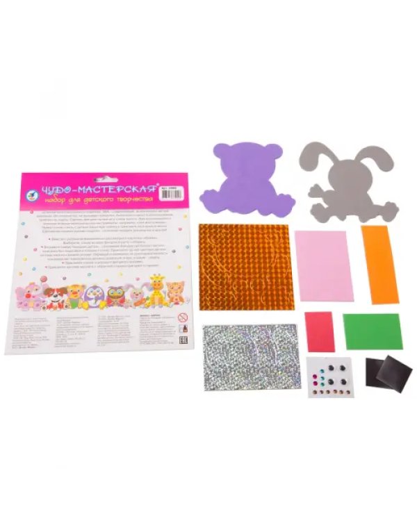 Игрушки на магнитах " Мишка. Зайчик" (2880)