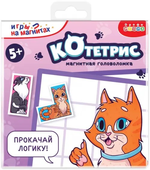 Игры на магнитах Игры на магнитах в дорогу Котетрис
