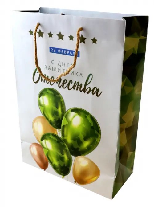 Пакет подарочный С Днем защитника Отечества