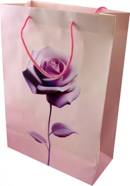 Пакет подарочный Пурпурная роза