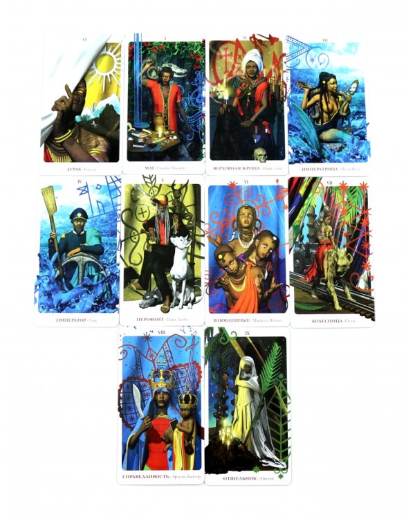 Набор Таро Вуду. Книга + колода