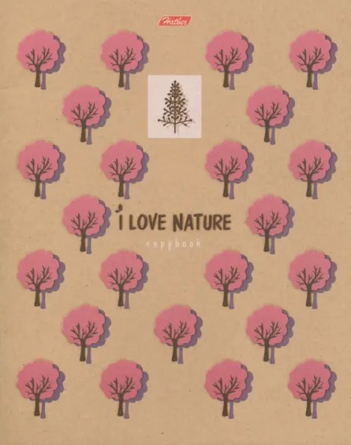 Тетрадь общая I Love Nature, 48 листов, А5, клетка, в ассортименте