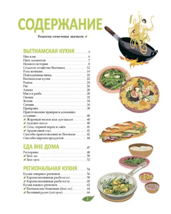 Вьетнамская кухня в иллюстрациях
