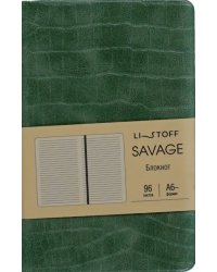 Блокнот Savage. Лесной, 96 листов, А6-, линия
