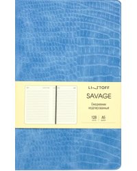 Ежедневник недатированный Savage. Небесный, 128 листов, А5