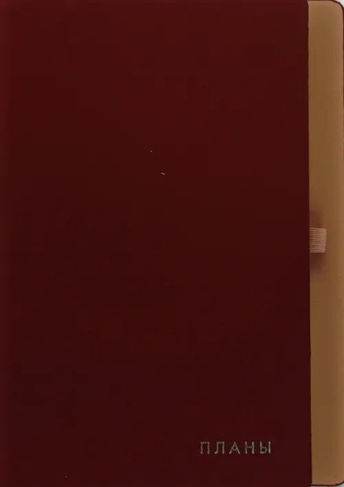 Ежедневник недатированный Twist. Гранатовый, 136 листов, А5