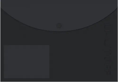 Папка-конверт Style. 3, А4, на кнопке